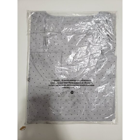 J.Jill Wearever V-Neck Ballet-Sleeve Top in Zinc Mini Dots - Size XS - Picture 6 of 6